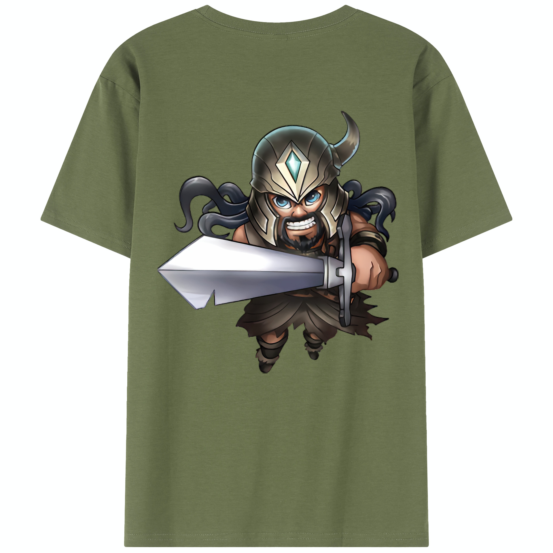 リーグ・オブ・レジェンド League of Legends LOL 綿100％半袖Tシャツ（背面プリント）